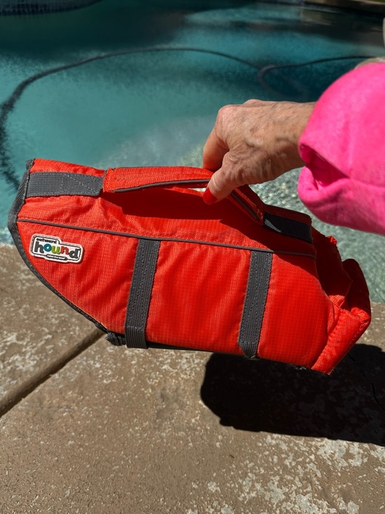 Outward Hound Other - Outward Hound Orange and Gray Dog Life Jacket